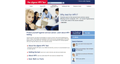 Desktop Screenshot of hpvinformation.com